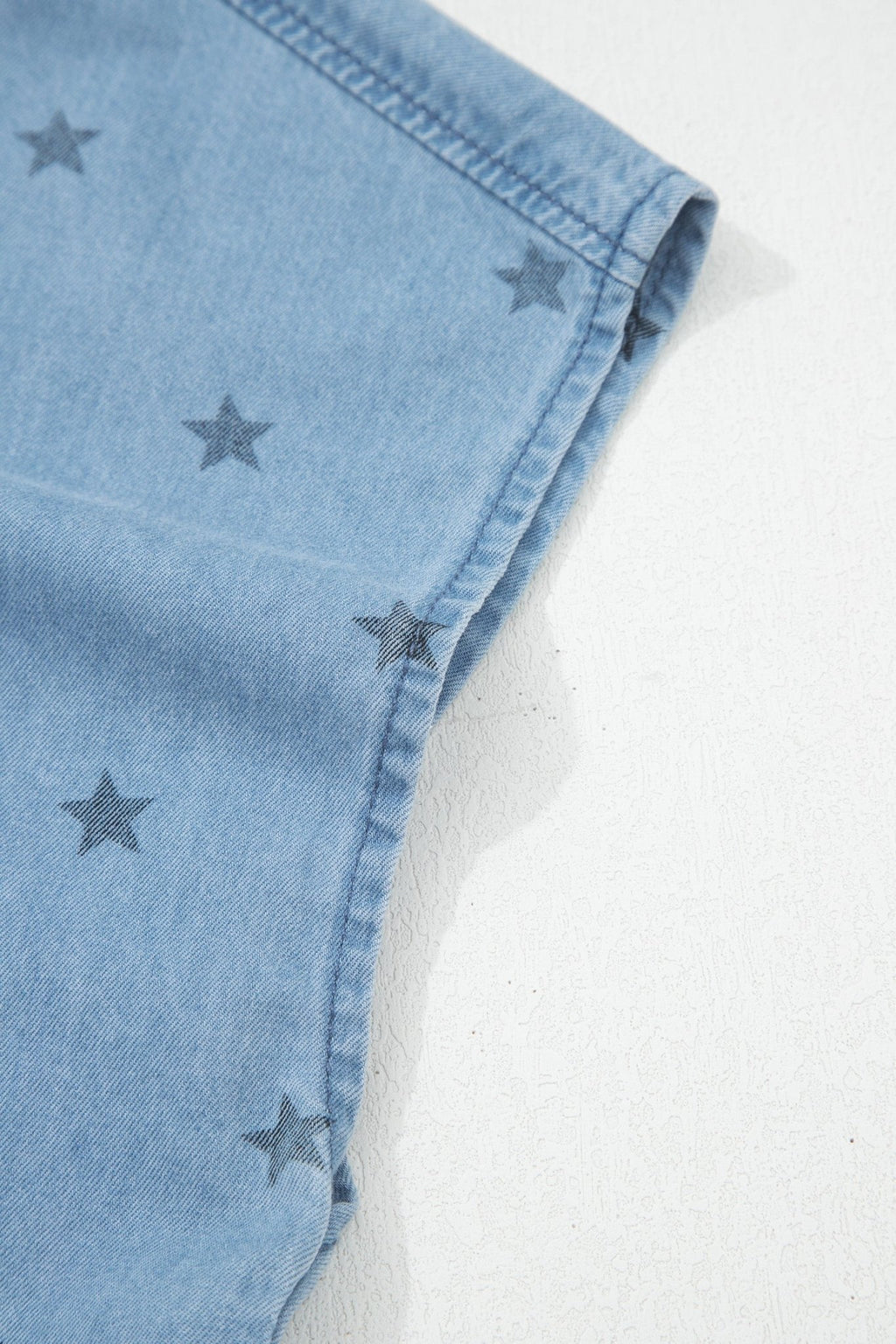Star Denim Double Chest Pocket Short Sleeve Shirt - Rooted & Reckless Co.