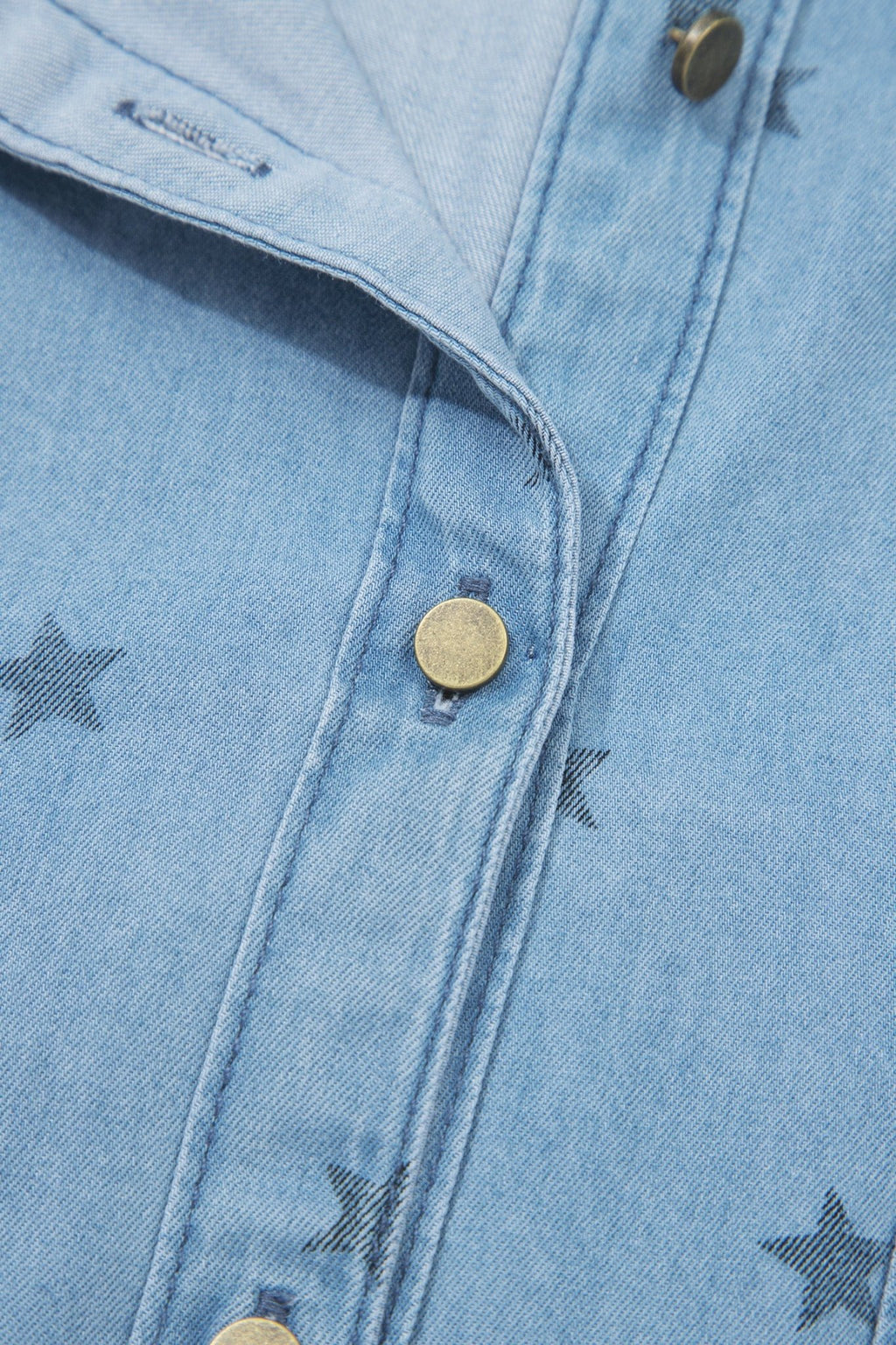 Star Denim Double Chest Pocket Short Sleeve Shirt - Rooted & Reckless Co.