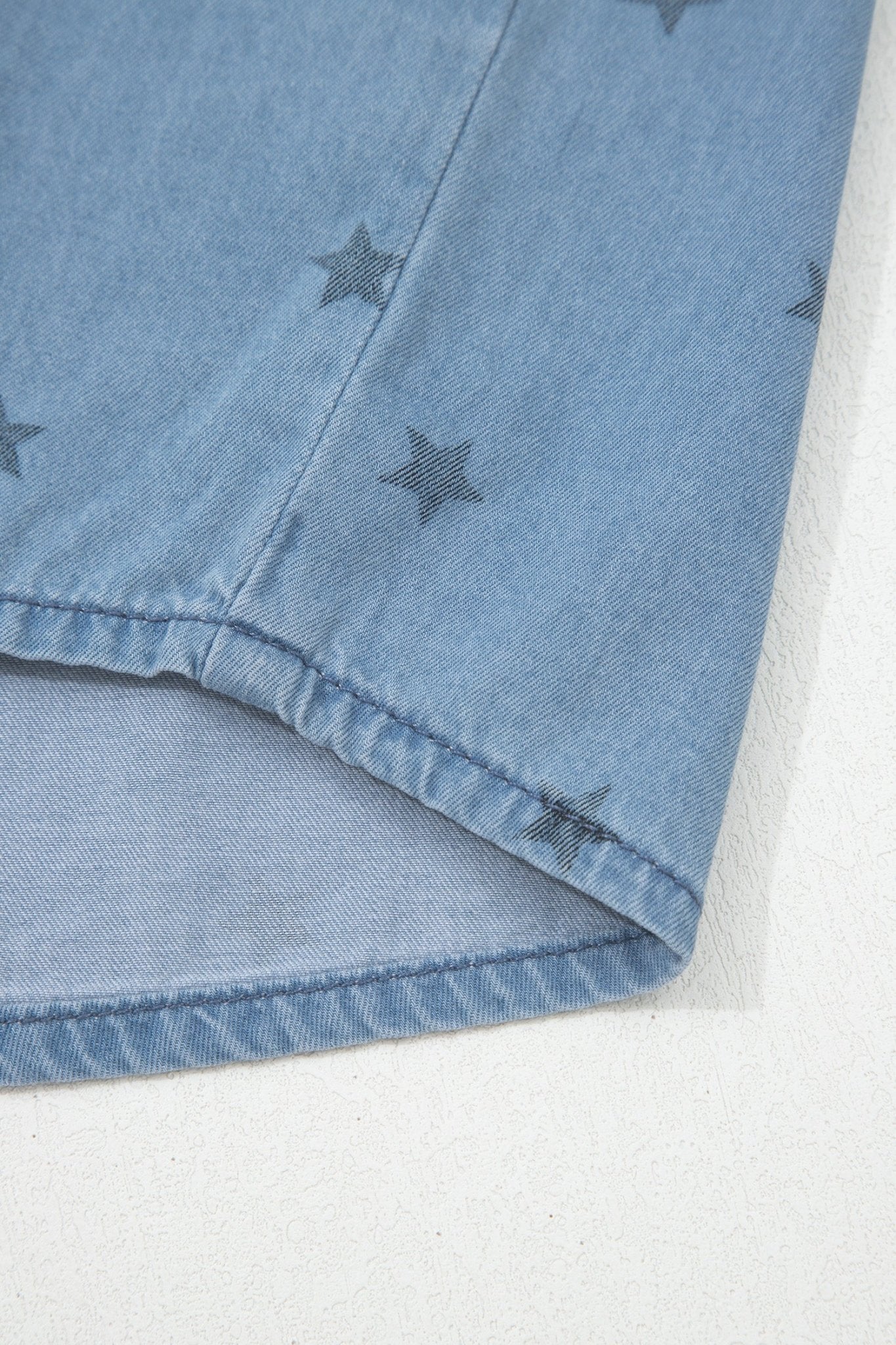 Star Denim Double Chest Pocket Short Sleeve Shirt - Rooted & Reckless Co.