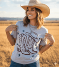 Star Spangled Boots Graphic Tee - Rooted & Reckless Co.