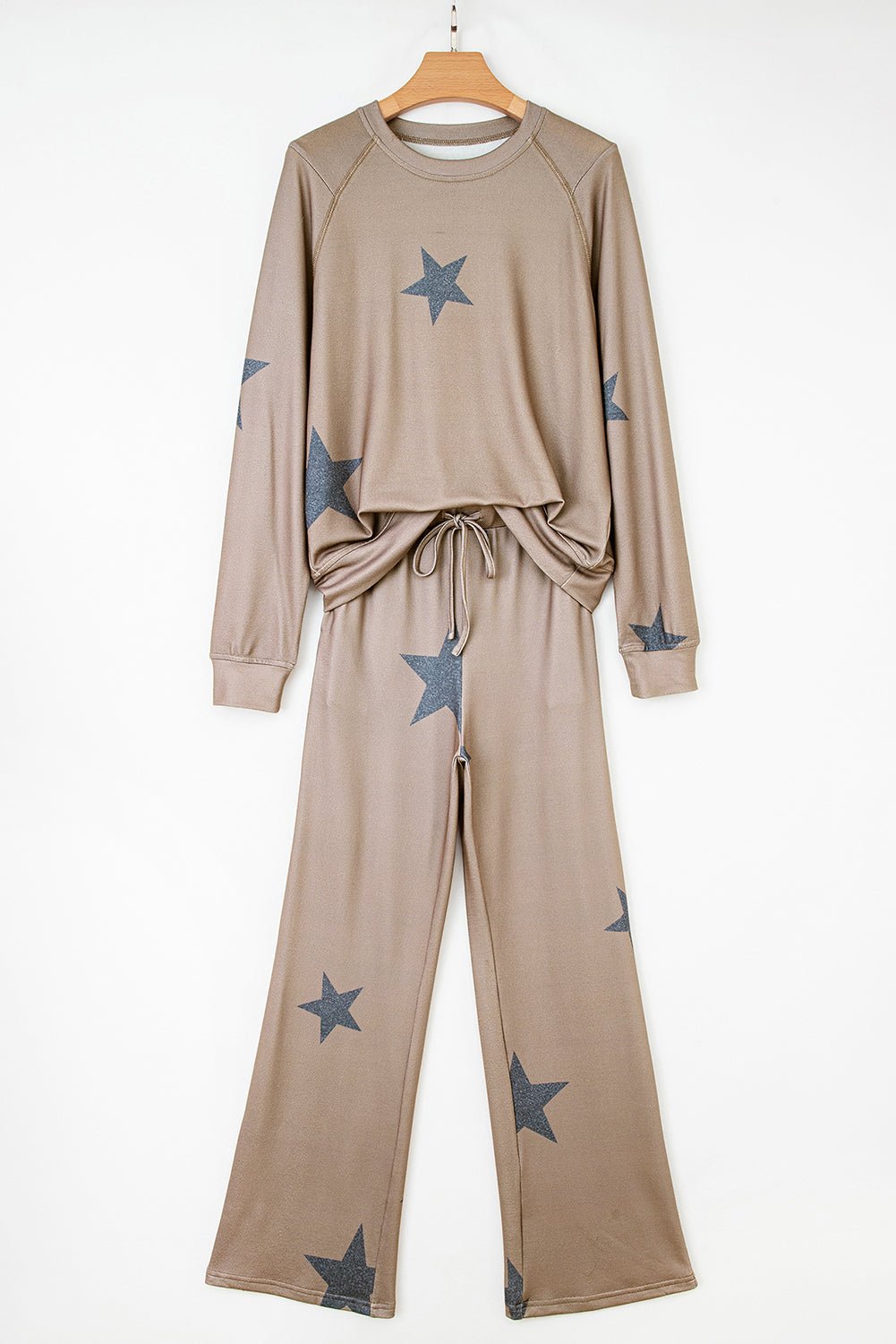 Star Top and Pants Lounge Set - Rooted & Reckless Co.
