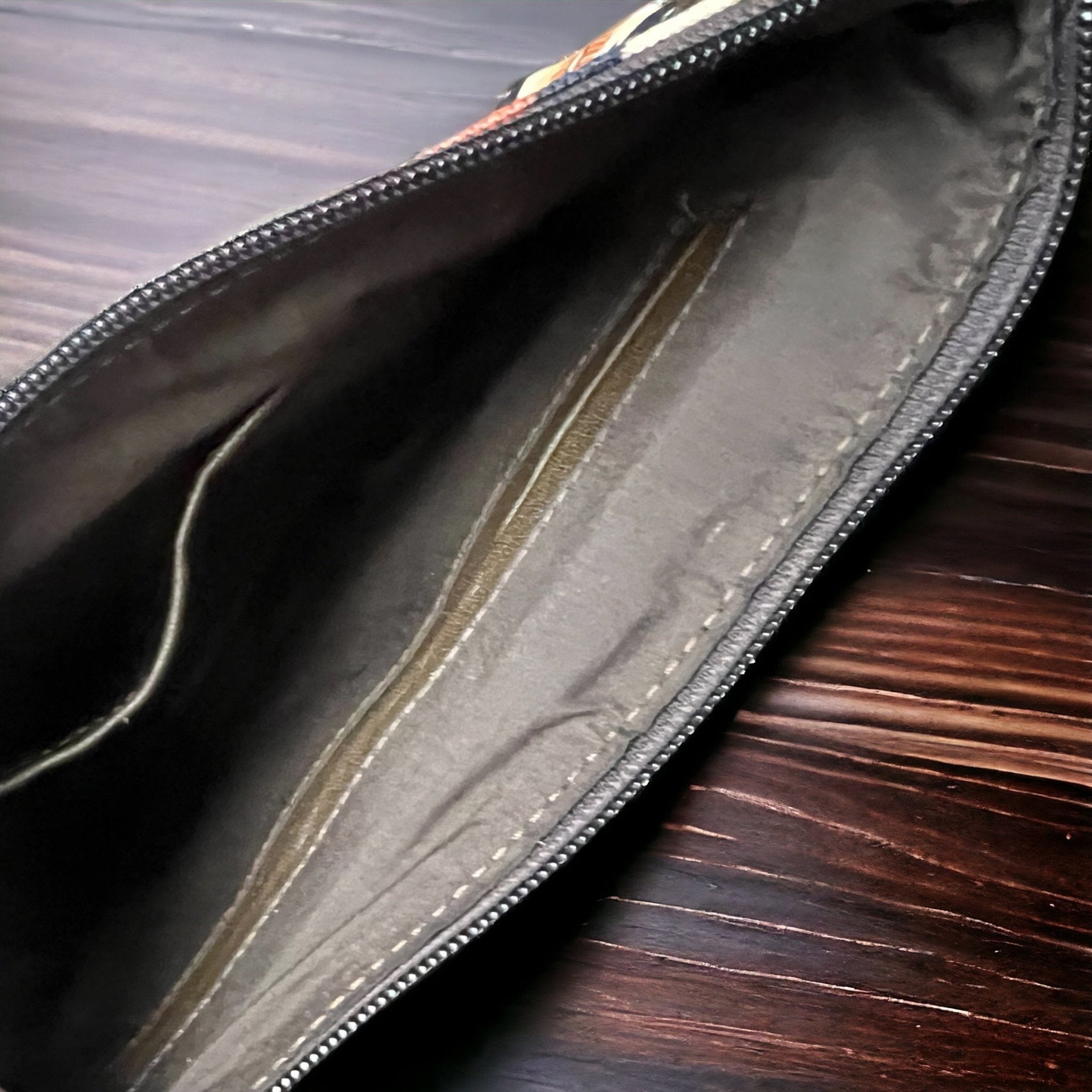 Sterling Kreek "South Point" Tooled Real Leather Crossbody Bag — Black Aztec Western Statement - Rooted & Reckless Co.