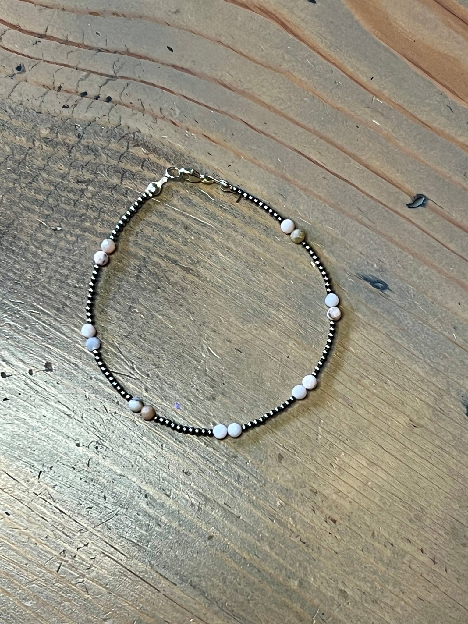 Sterling Pearl and Pink Opal Bracelet - Rooted & Reckless Co.