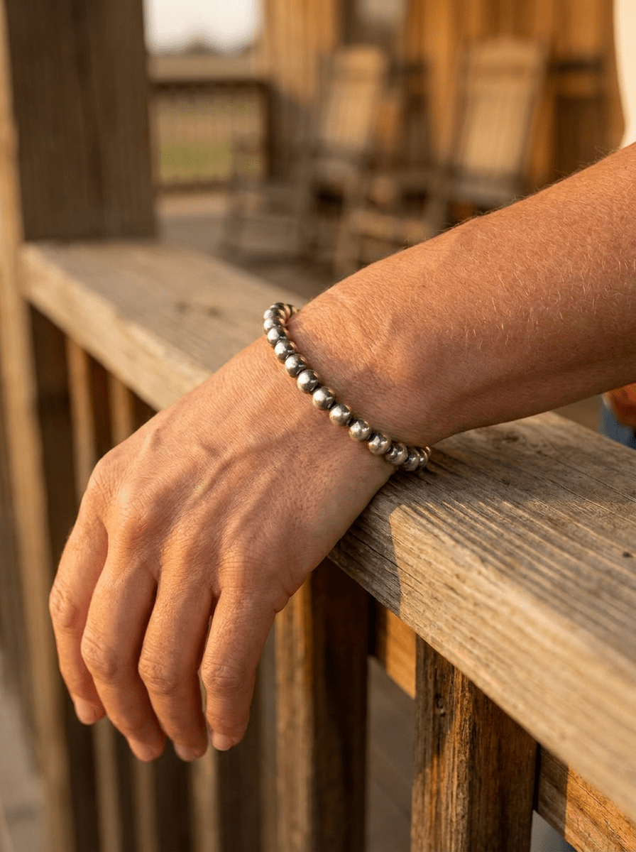 Sterling Pearl Bracelet — Available in 3mm, 4mm, 5mm, or 6mm - Rooted & Reckless Co.