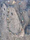 Sterling Silver Cowboy Trail Heishi Beaded Choker - Rooted & Reckless Co.