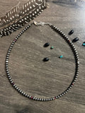 Sterling Silver Pearl Choker with Purple Spiny - Rooted & Reckless Co.