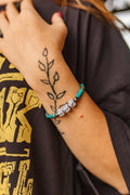 Sterling Silver Slot Dice Bracelet - Rooted & Reckless Co.