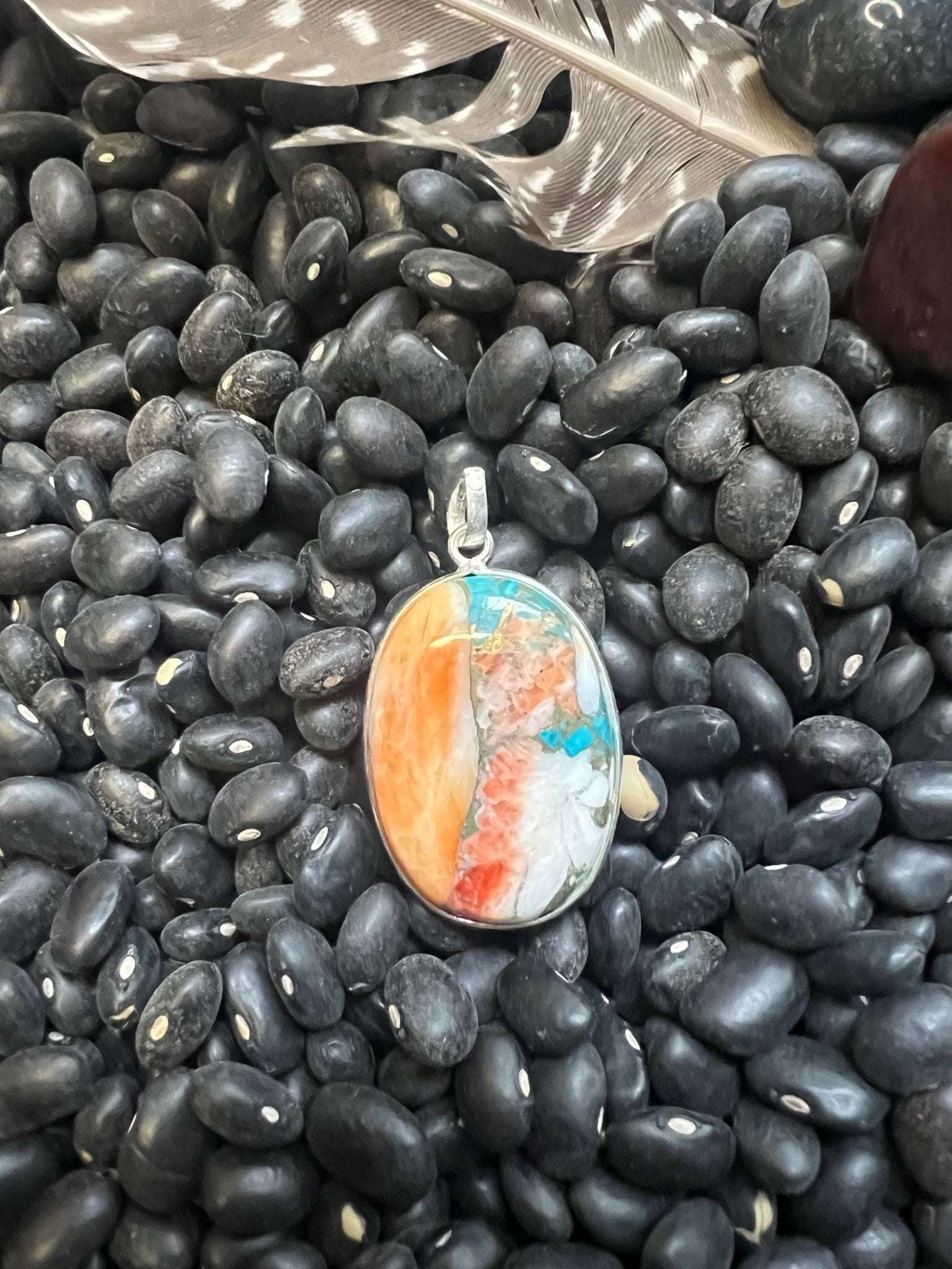Sterling Silver Spiny Oyster Pendant - Rooted & Reckless Co.