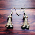 Sterling Silver Squash Blossom Statement Earrings — 21mm Drop - Rooted & Reckless Co.