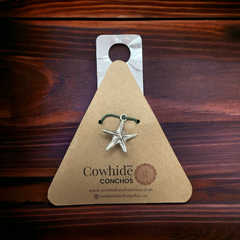 Sterling Silver Starfish Pendant/Charm — Intricate Ocean-Lover Statement - Rooted & Reckless Co.