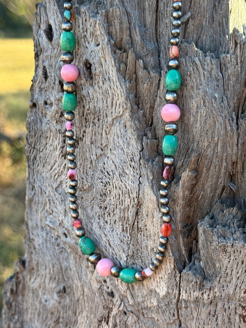 Sterling Silver Sweet Serenity Beaded Necklace - Rooted & Reckless Co.