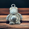 Sterling Silver Teddy Bear Charm/Pendant — Sentimental Family Gift Charm - Rooted & Reckless Co.