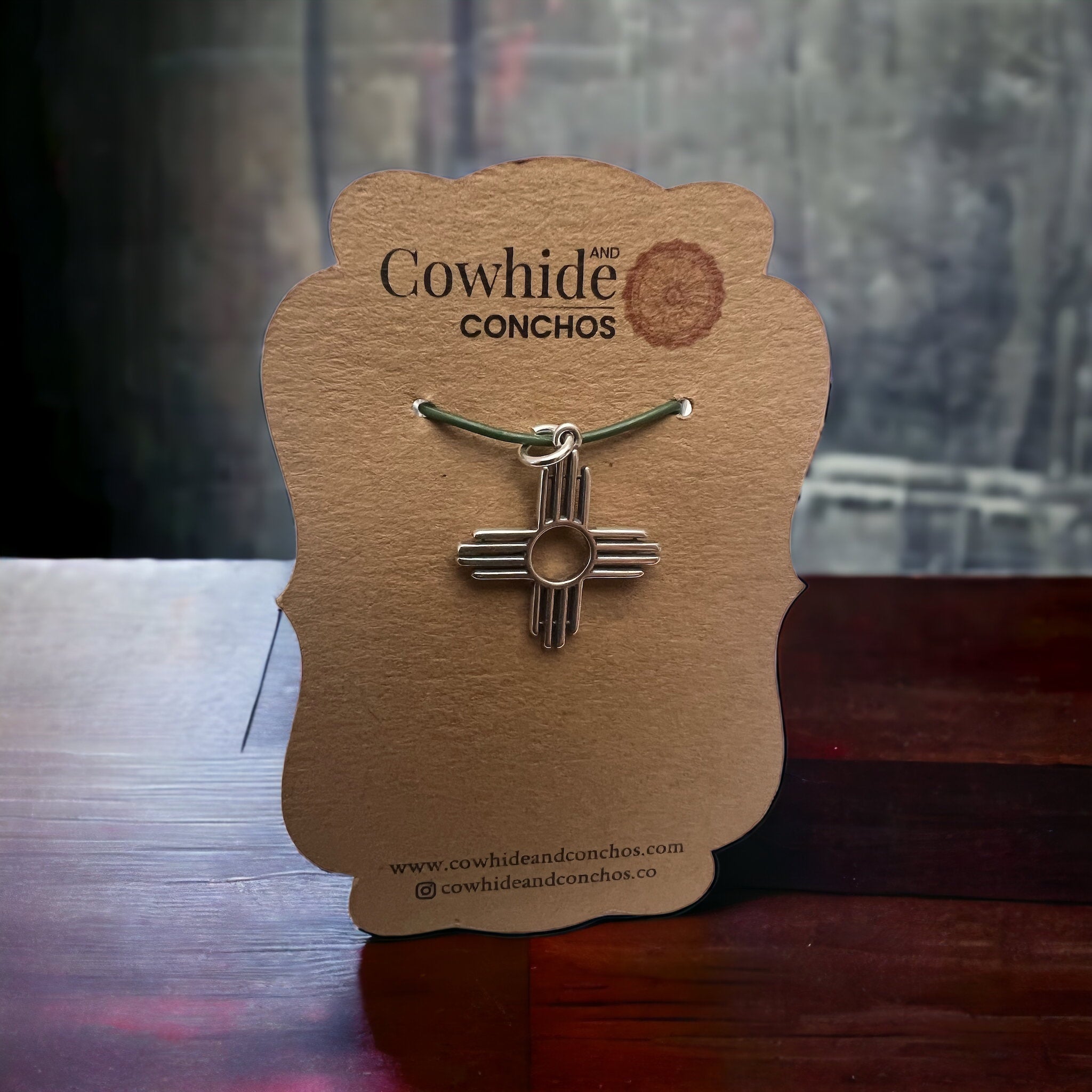Sterling Silver "Zia" Pendant — Open-Center Bright .925 with Bold Southwestern Symbol - Rooted & Reckless Co.