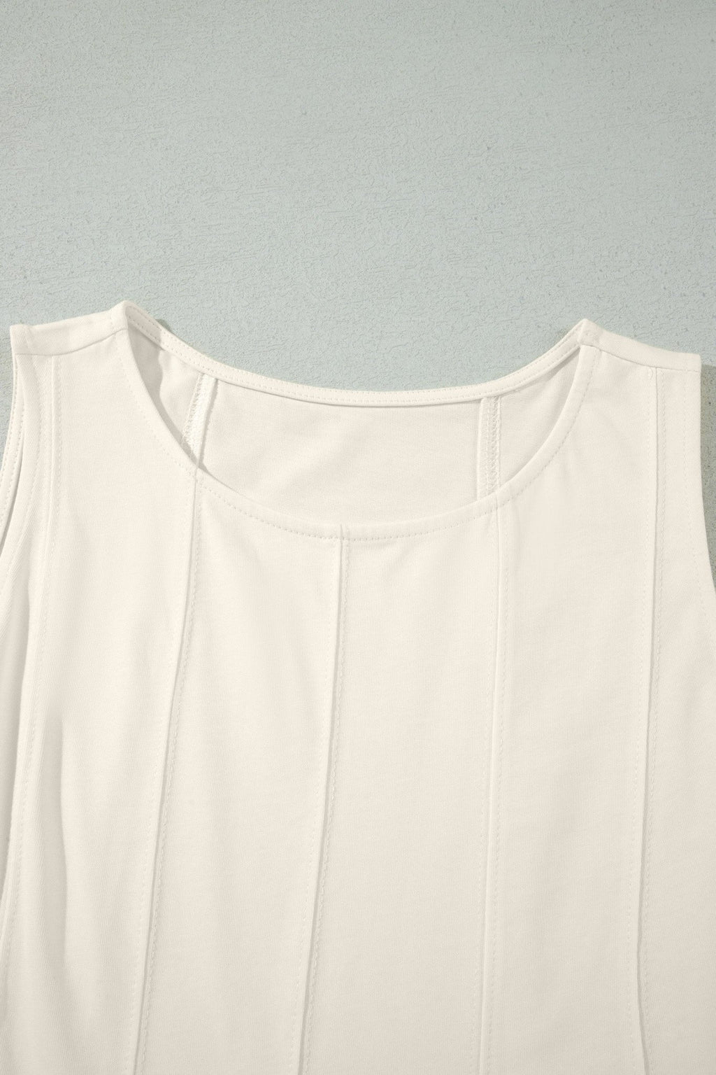 Stitched Detail Loose Tank & Shorts Set - Rooted & Reckless Co.
