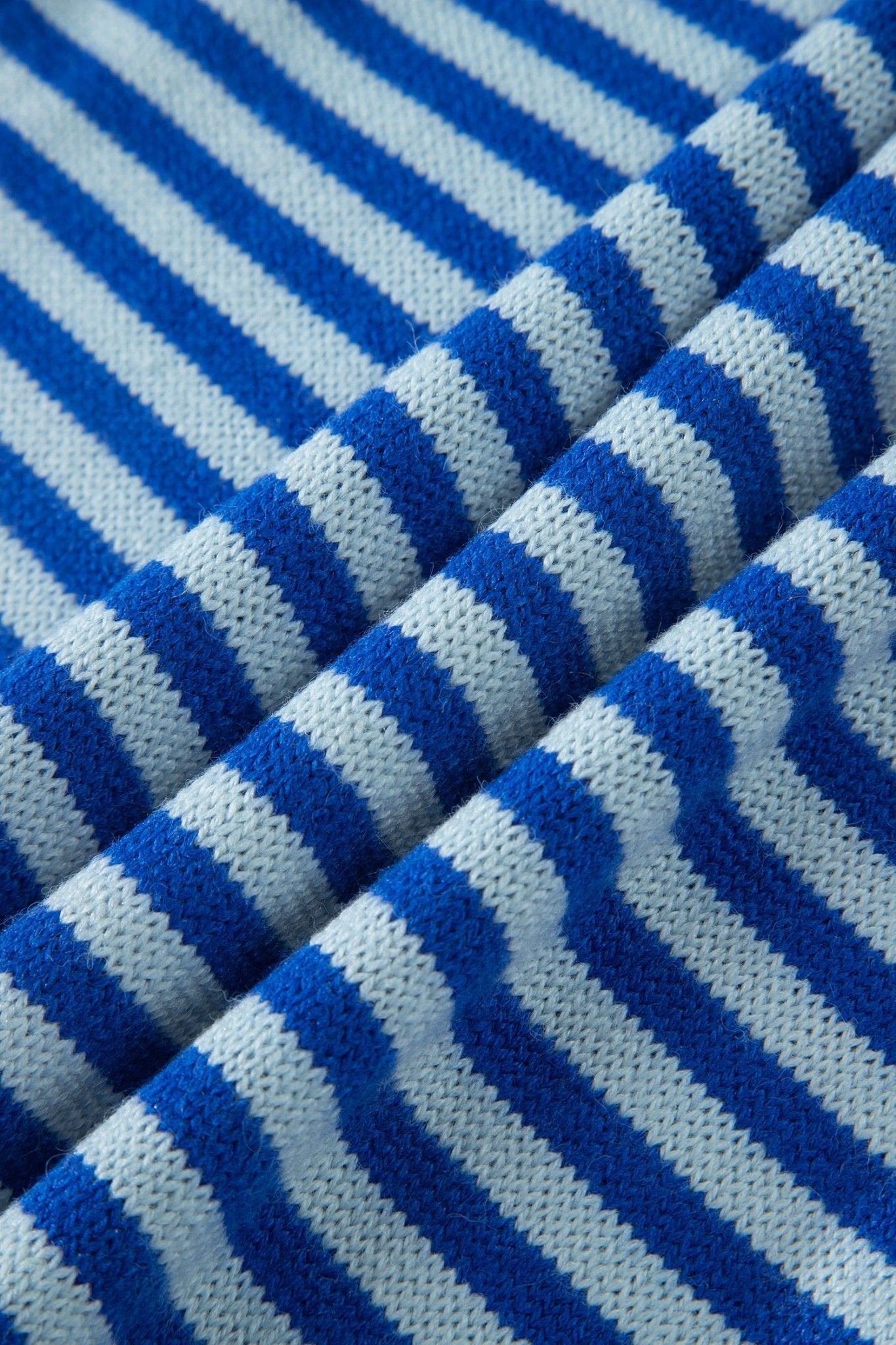 Stripe 3/4 Sleeve Button Down Knit Cardigan - Rooted & Reckless Co.