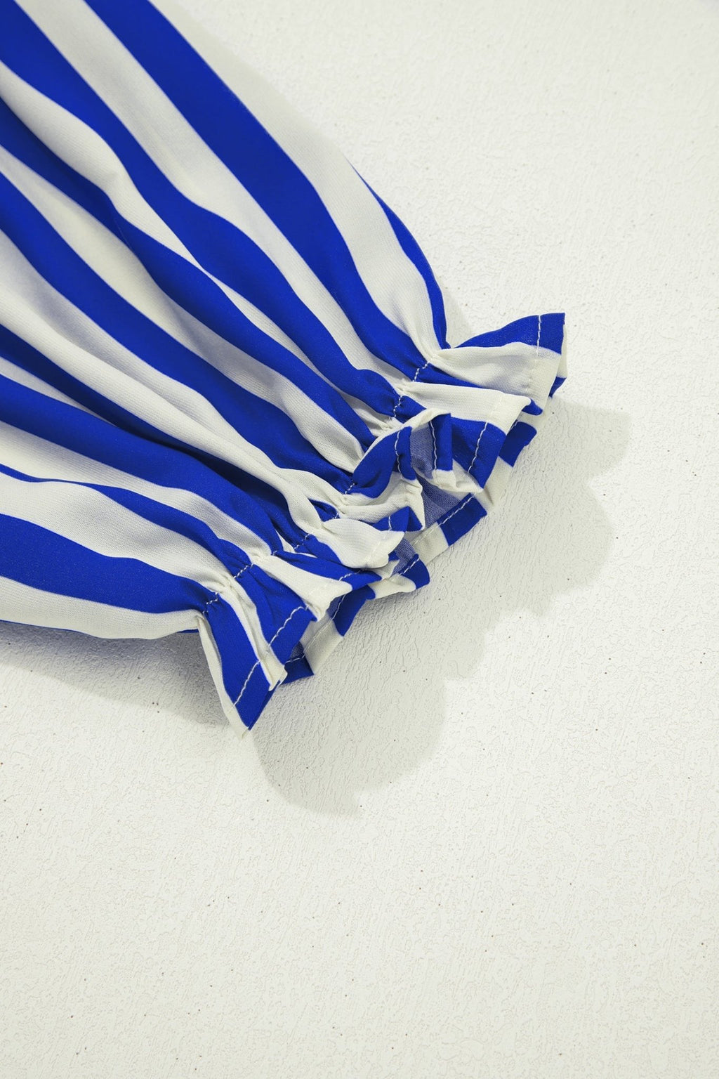 Stripe Balloon Sleeve Button-Up Shirt - Rooted & Reckless Co.