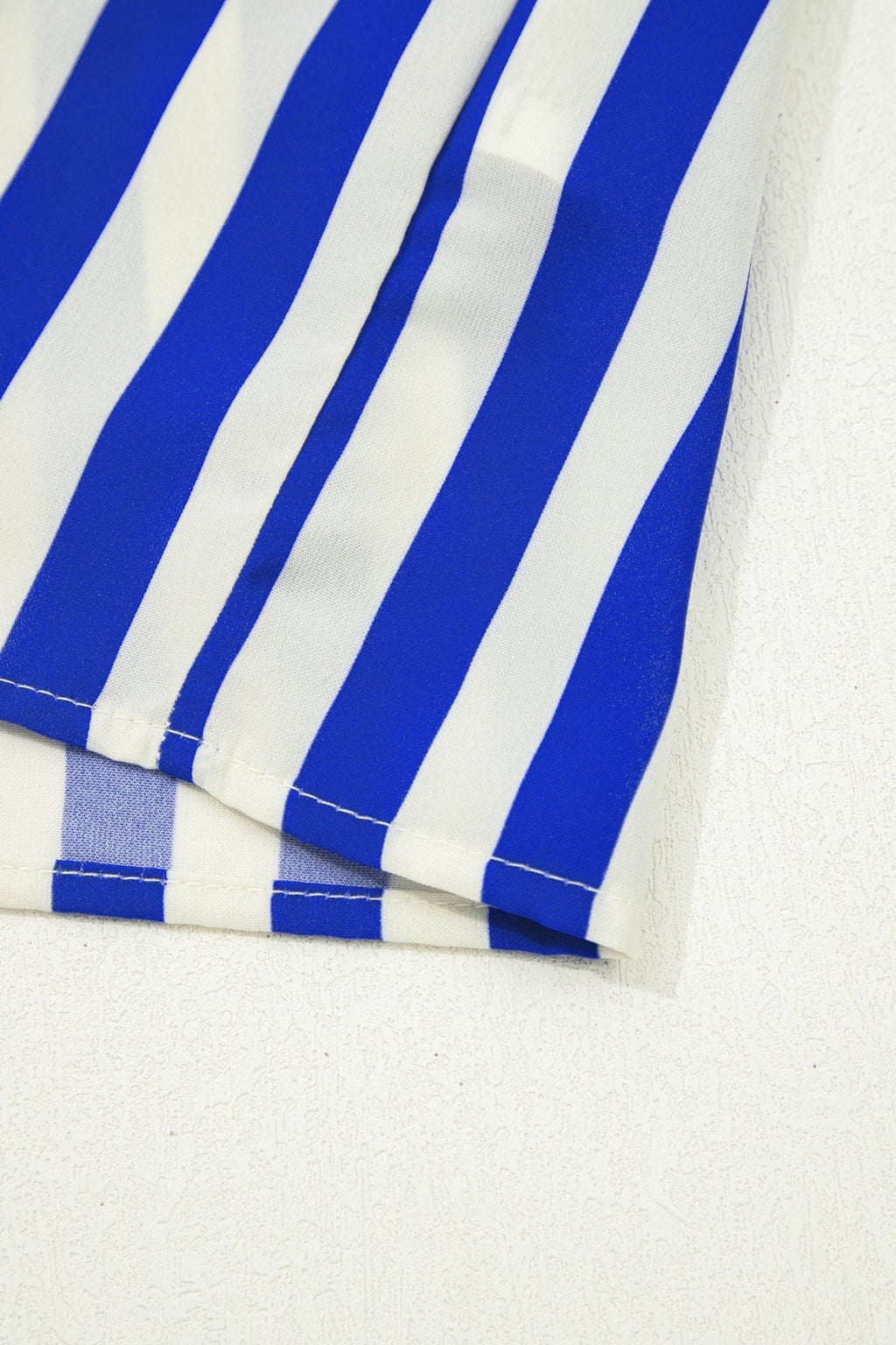 Stripe Balloon Sleeve Button-Up Shirt - Rooted & Reckless Co.