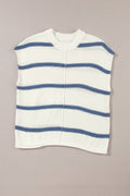 Stripe Batwing Sleeve Sweater Tee - Rooted & Reckless Co.