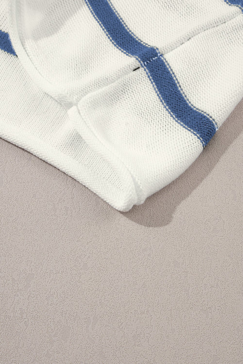 Stripe Batwing Sleeve Sweater Tee - Rooted & Reckless Co.