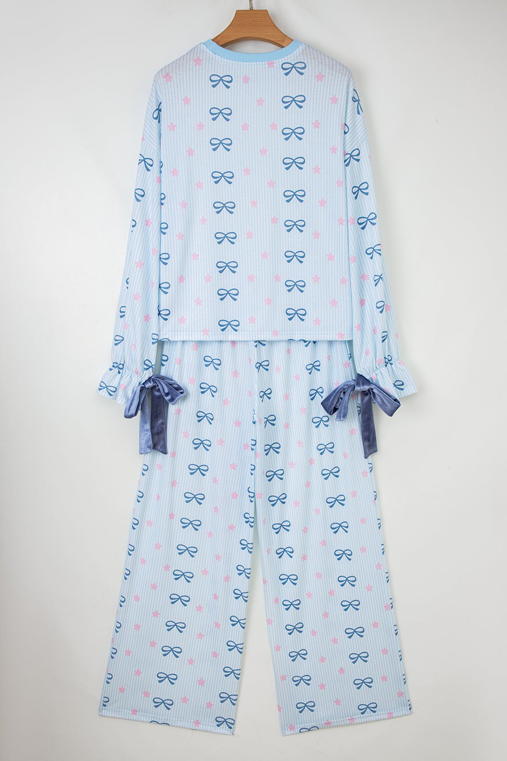 Stripe Bow and Star Lounge Set - Rooted & Reckless Co.