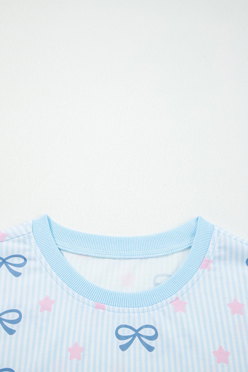 Stripe Bow and Star Lounge Set - Rooted & Reckless Co.