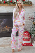 Stripe Bow Tie Shirt and Pants Pajama Set - Rooted & Reckless Co.
