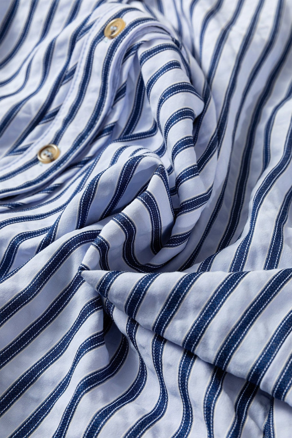 Stripe Button Down Long Sleeve Loose Shirt - Rooted & Reckless Co.