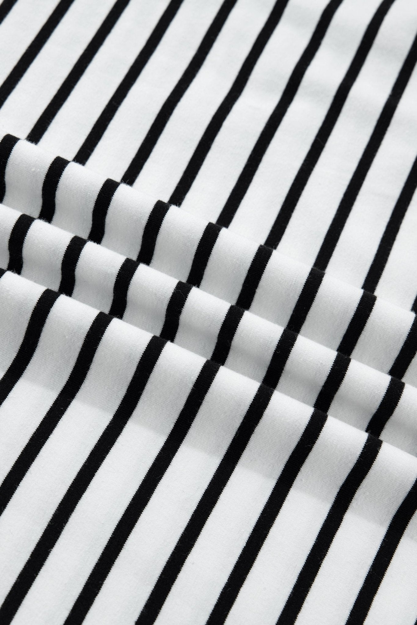 Stripe Buttoned Shoulder Cuffed Short Sleeve Tee - Rooted & Reckless Co.