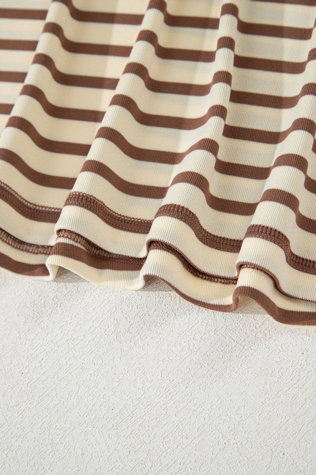 Stripe Cap Sleeve Henley Top & Shorts Set - Rooted & Reckless Co.