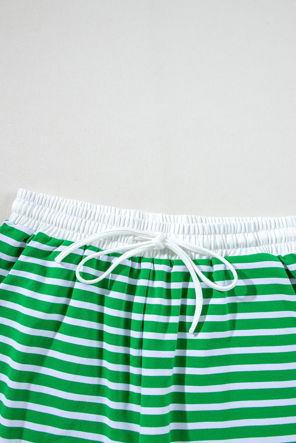 Stripe Cap Sleeve Tee and Shorts Set - Rooted & Reckless Co.