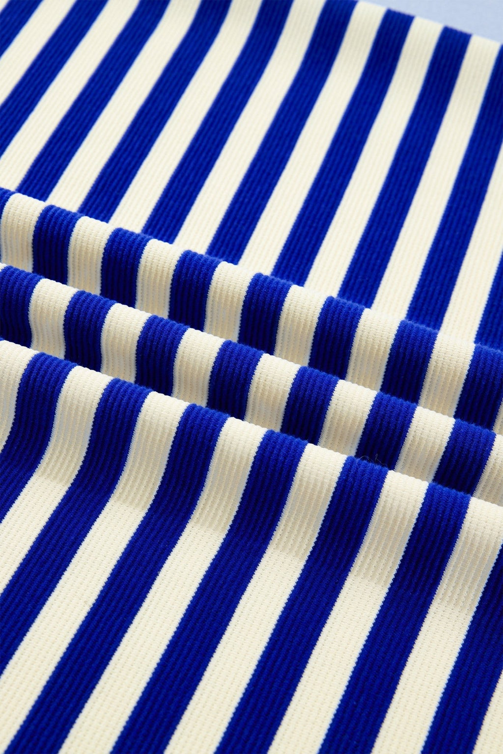 Stripe Cap Sleeve Top & Contrast Trim Shorts Set - Rooted & Reckless Co.