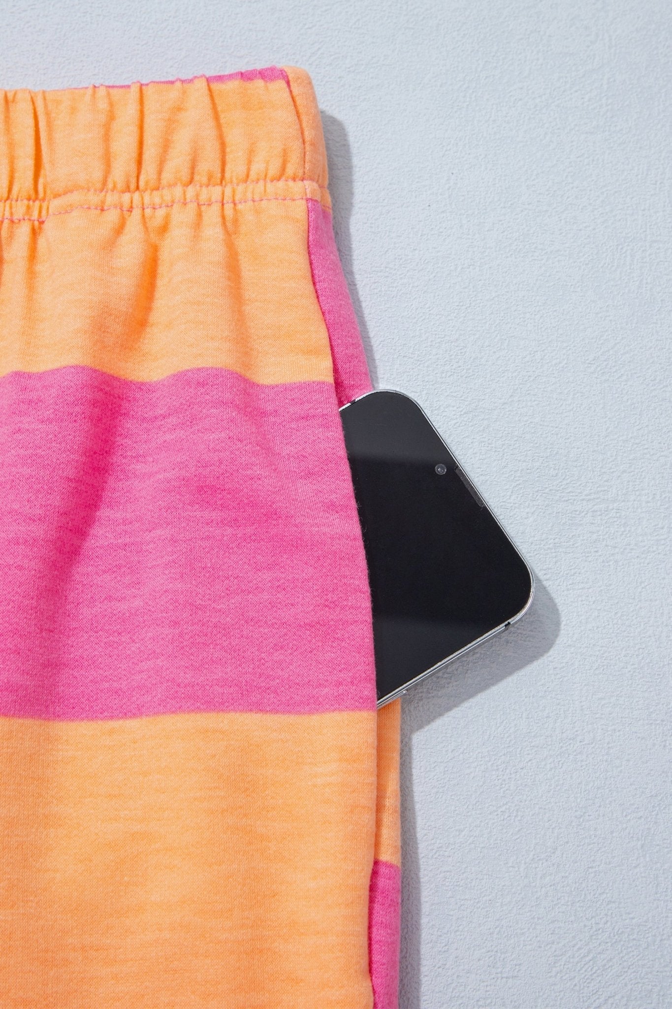 Stripe Colorblock 3/4 Sleeve Top and Pants Set - Rooted & Reckless Co.