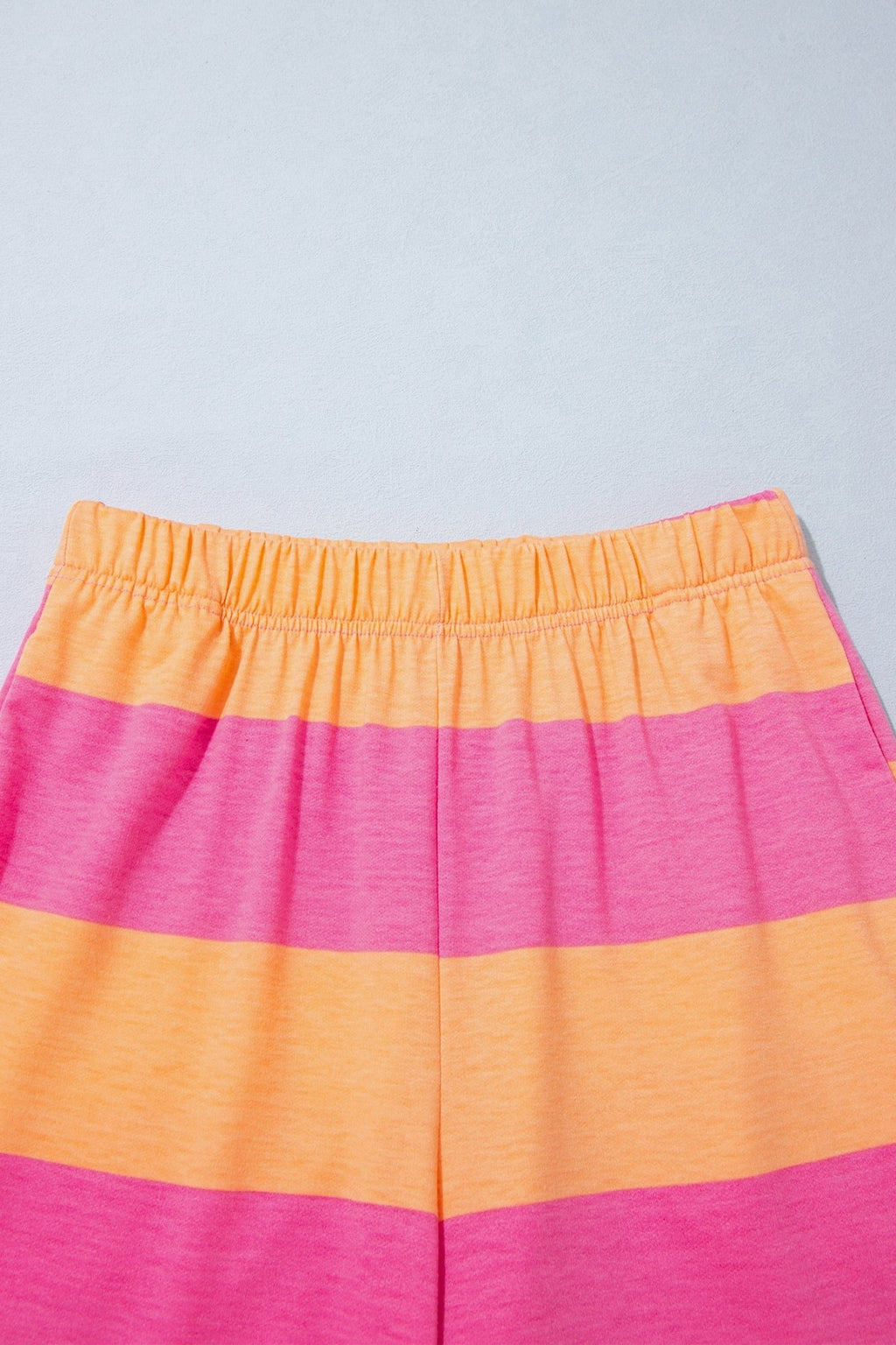 Stripe Colorblock 3/4 Sleeve Top and Pants Set - Rooted & Reckless Co.