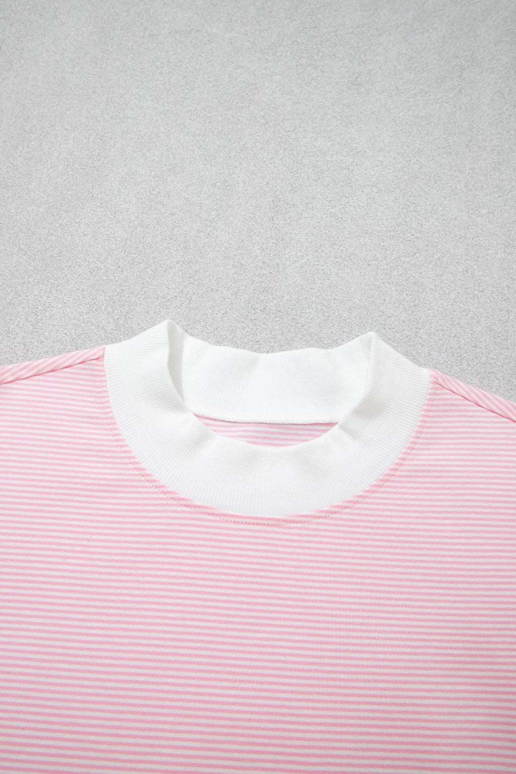 Stripe Colorblock Mock Neck Sweatshirt & Pants Set - Rooted & Reckless Co.