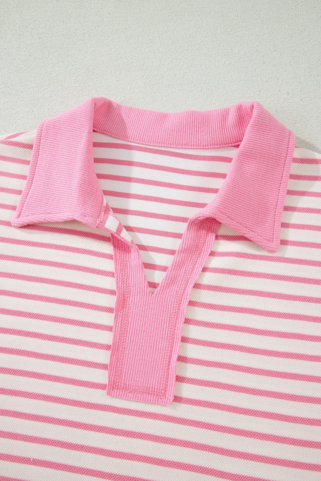 Stripe Colorblock Polo Tee & Drawstring Skort Set - Rooted & Reckless Co.