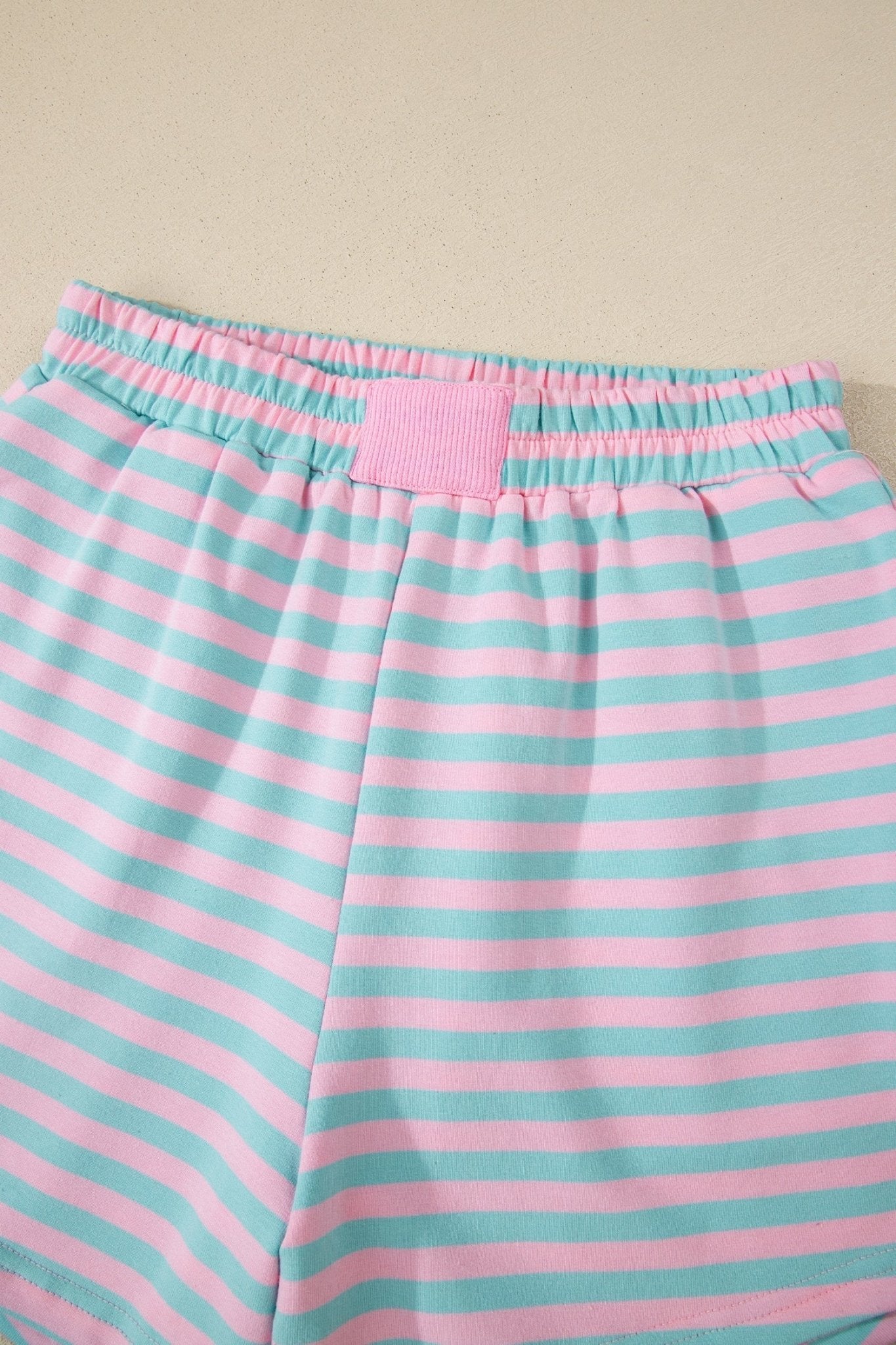 Stripe Colorblock Pullover & Pull-On Shorts Set - Rooted & Reckless Co.