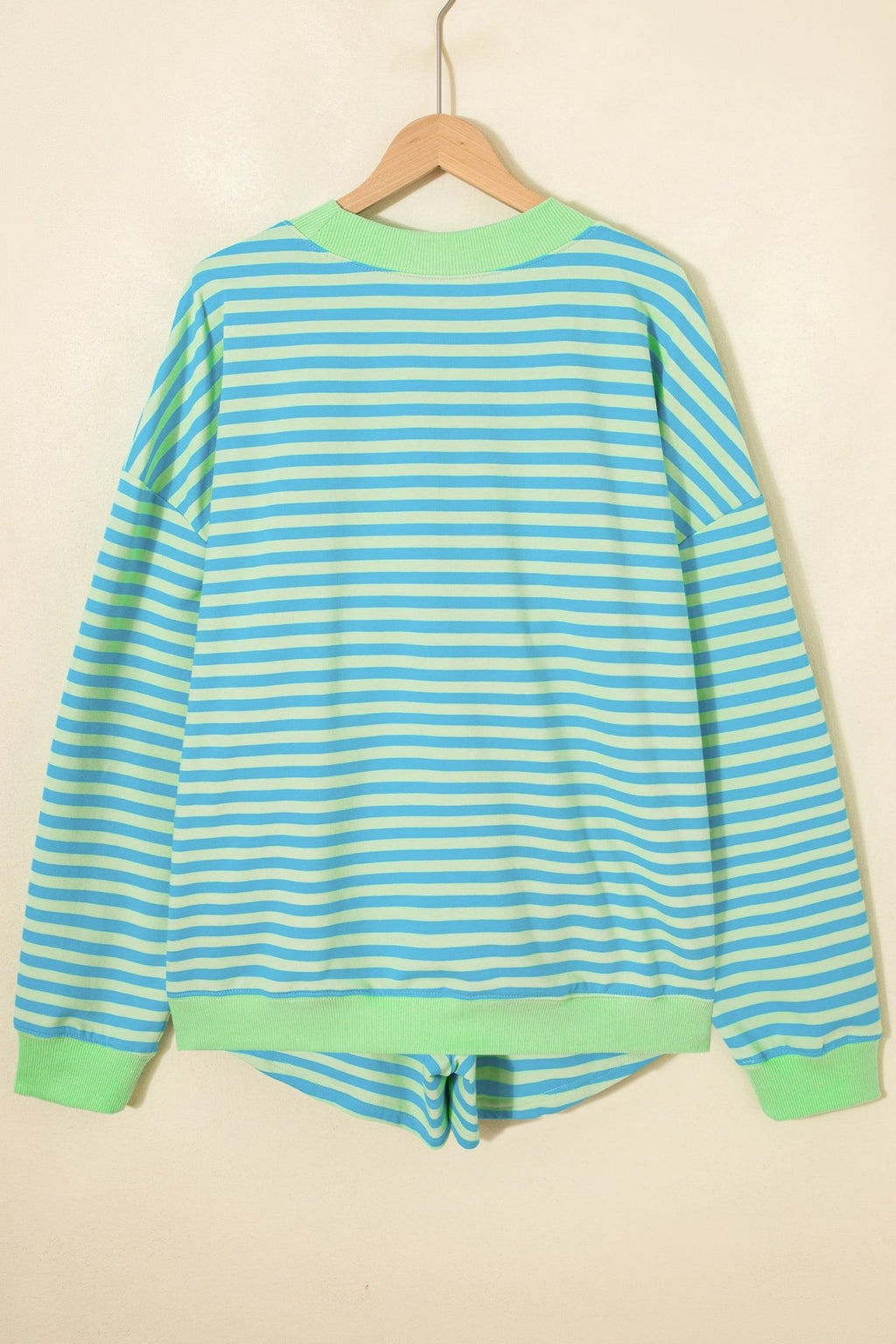 Stripe Colorblock Pullover & Pull-On Shorts Set - Rooted & Reckless Co.