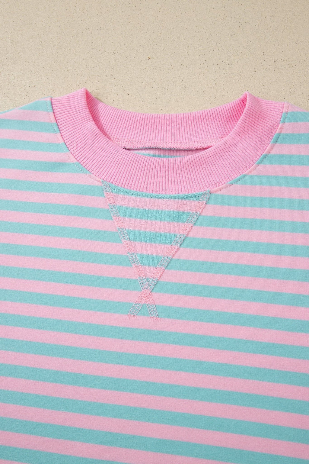 Stripe Colorblock Pullover & Pull-On Shorts Set - Rooted & Reckless Co.