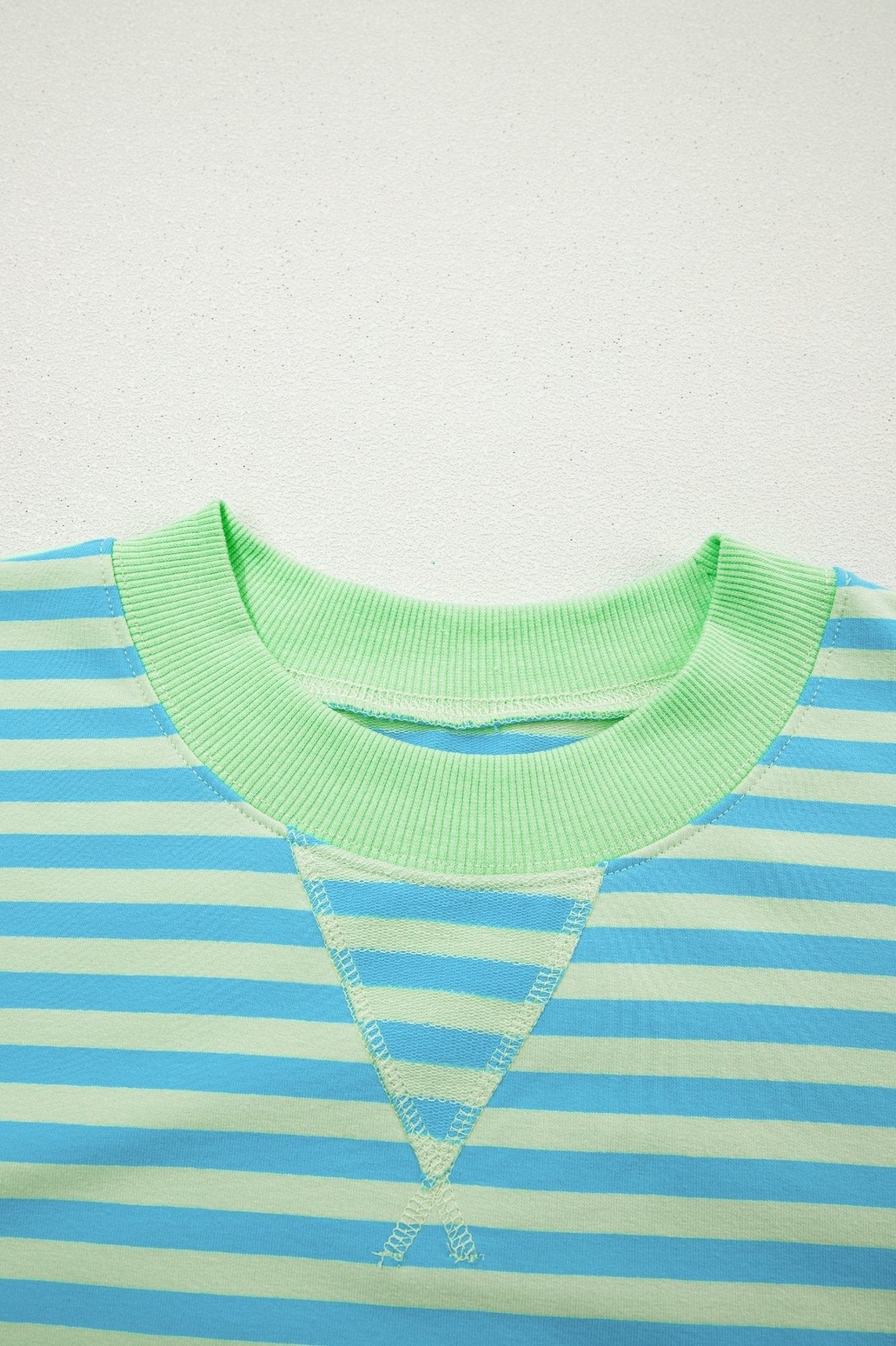Stripe Colorblock Pullover & Pull-On Shorts Set - Rooted & Reckless Co.