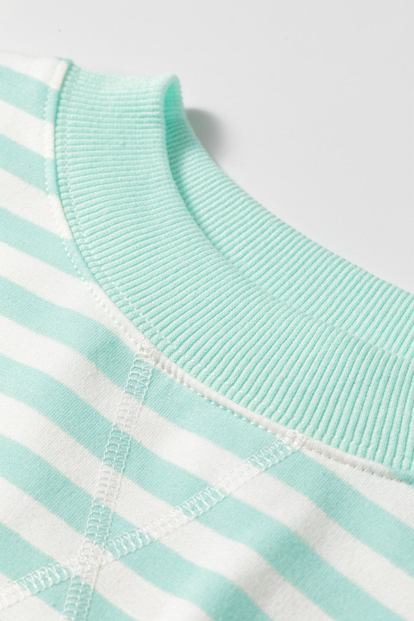 Stripe Colorblock Trim 3/4 Sleeve Top & Mini Skort Sets - Rooted & Reckless Co.