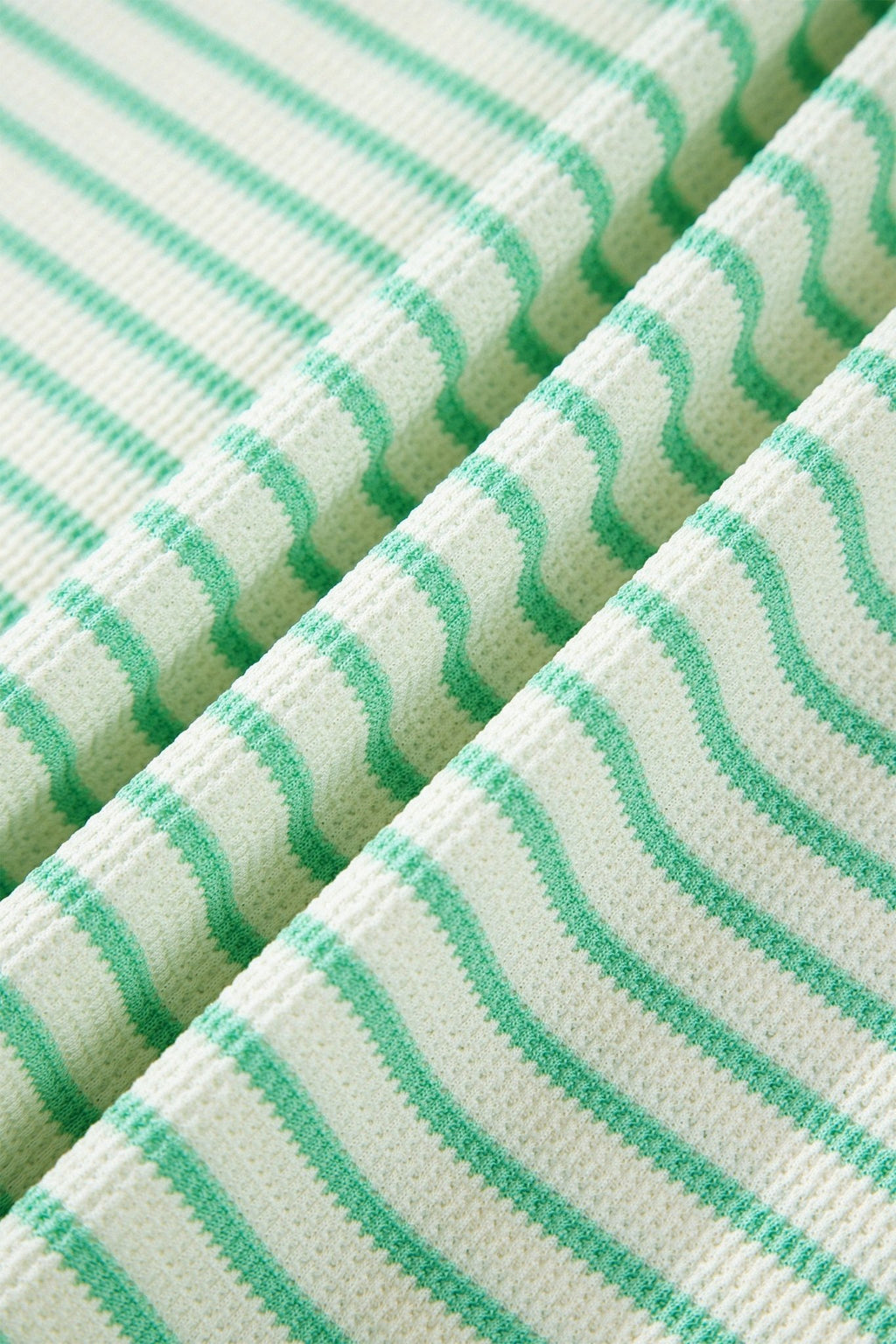 Stripe Colorblock Trim Round Neck Short Sleeve Tee - Rooted & Reckless Co.