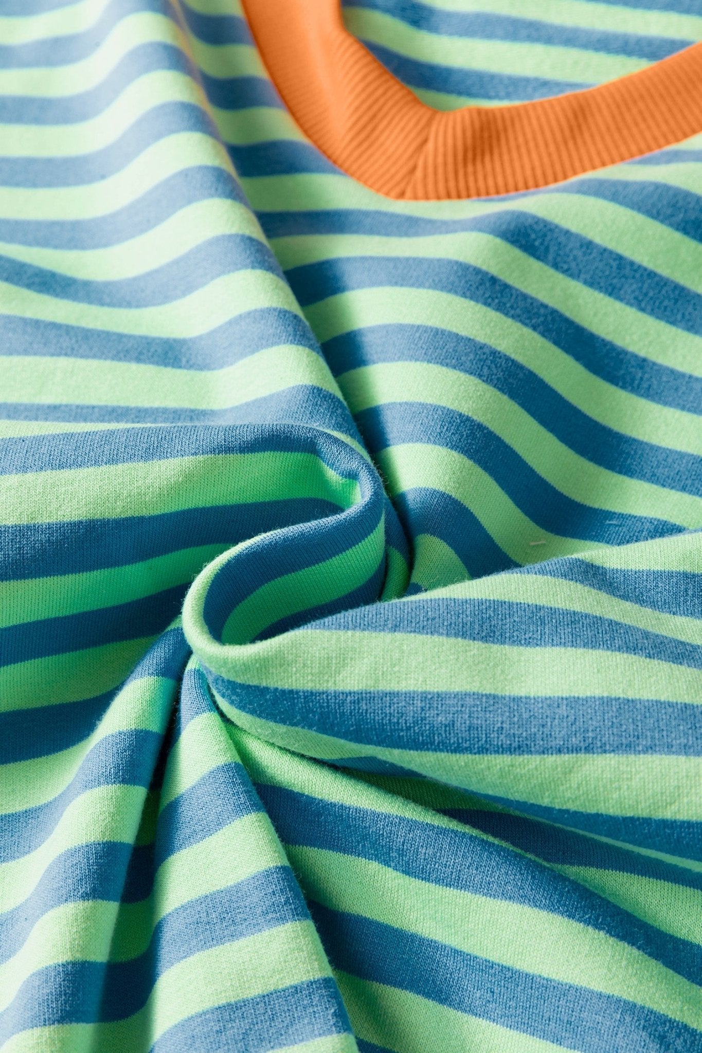 Stripe Colorblock V-Neck Tee & Drawstring Short Set - Rooted & Reckless Co.
