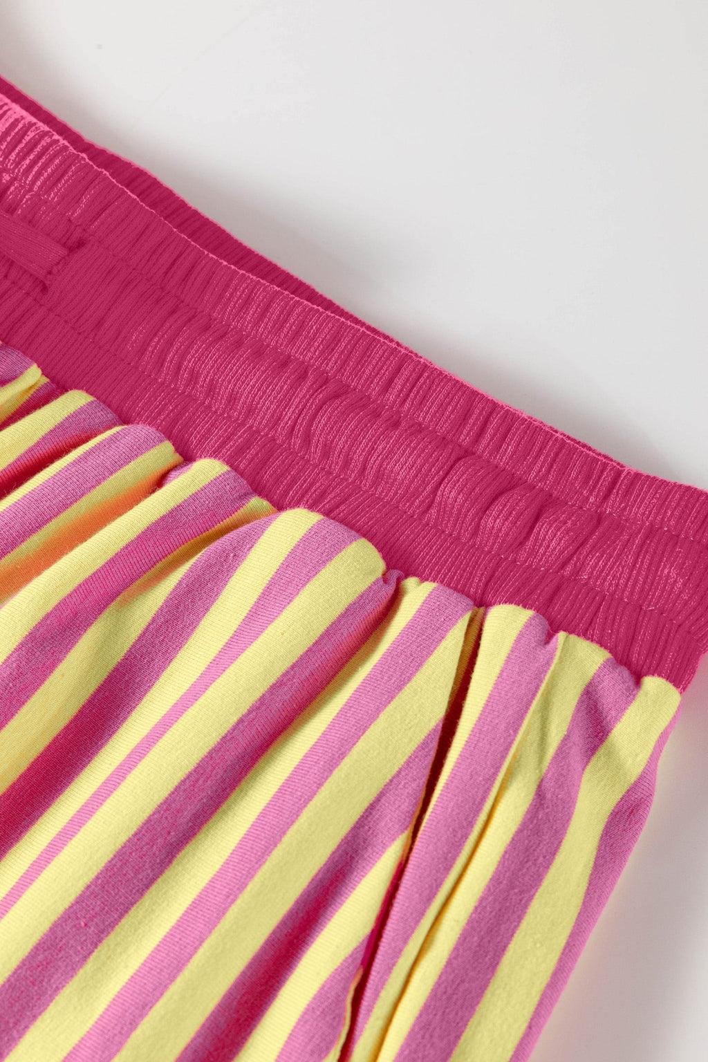 Stripe Colorblock V-Neck Tee & Drawstring Short Set - Rooted & Reckless Co.