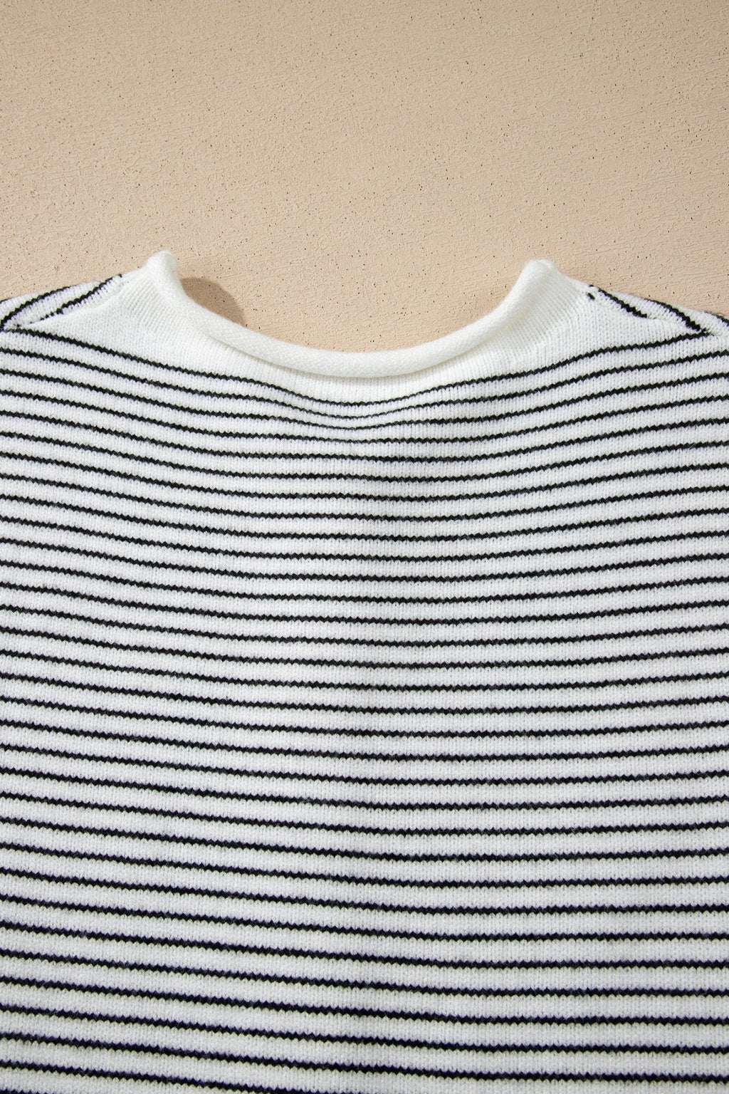 Stripe Contrast Trim Cap Sleeve Button-Up Cardigan - Rooted & Reckless Co.