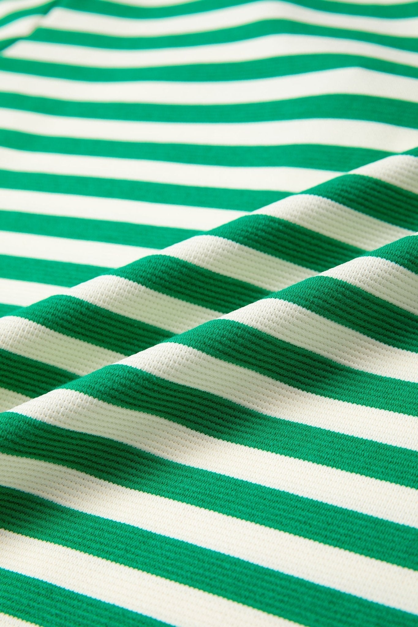 Stripe Contrast Trim Polo Collar Ruffle Sleeve Blouse - Rooted & Reckless Co.