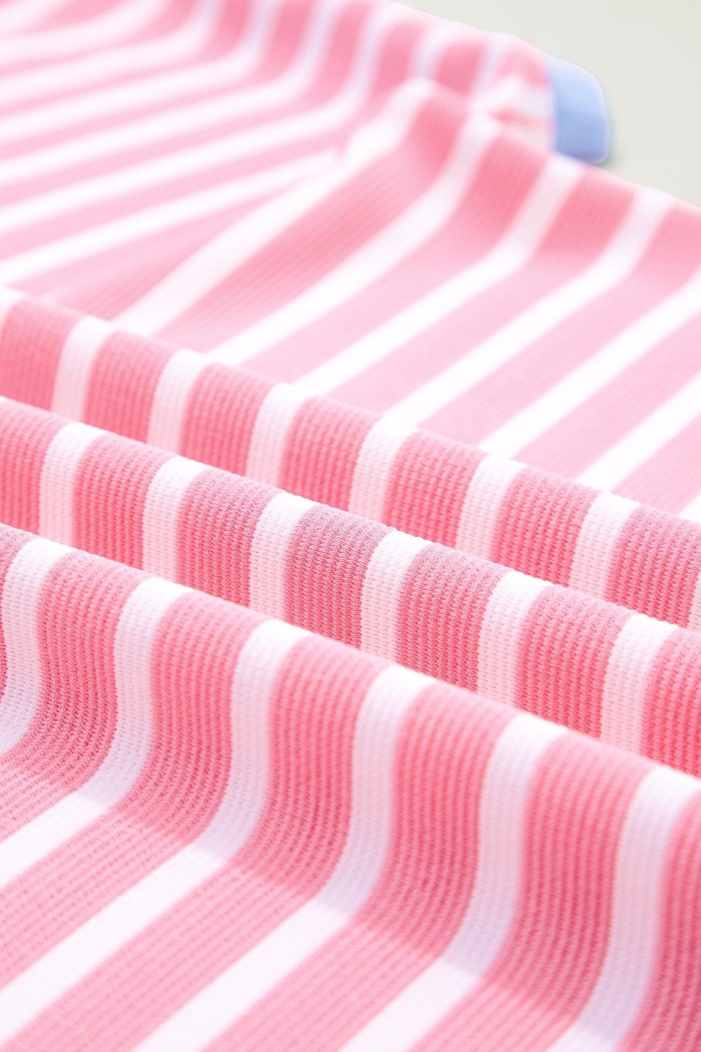 Stripe Contrast Trim Short Sleeve Top - Rooted & Reckless Co.