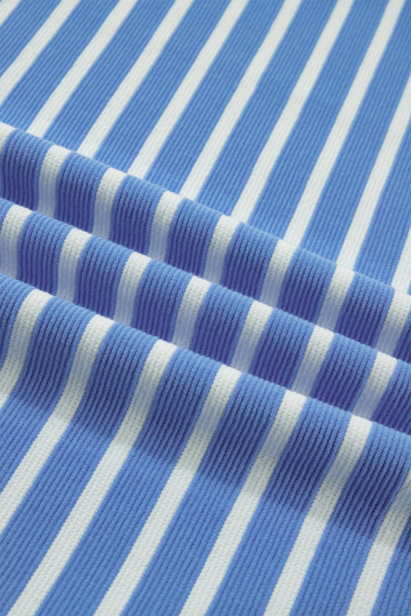 Stripe Contrast Trim Short Sleeve Top - Rooted & Reckless Co.