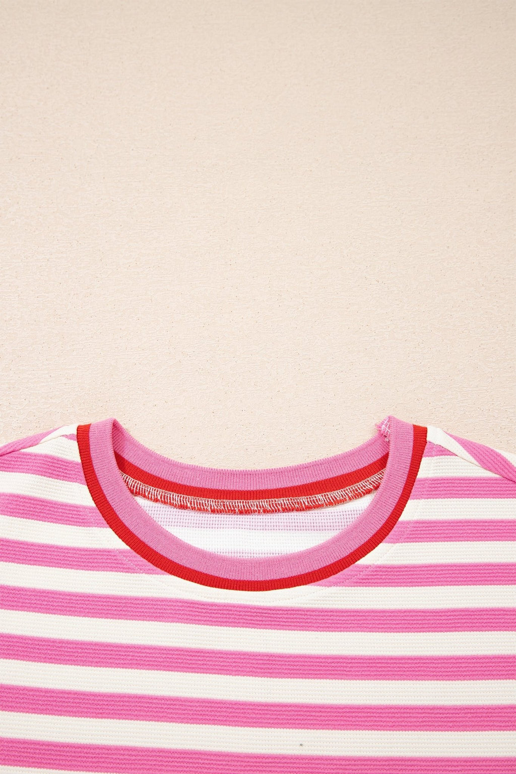 Stripe Contrast Trim Top & Loose Shorts Set - Rooted & Reckless Co.