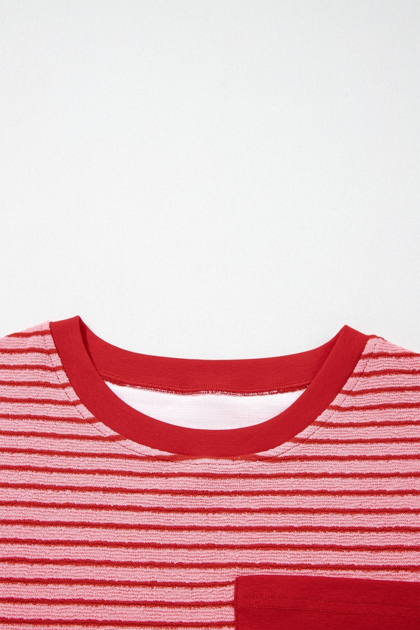 Stripe Crew Neck Tee & Drawstring Pants Set - Rooted & Reckless Co.