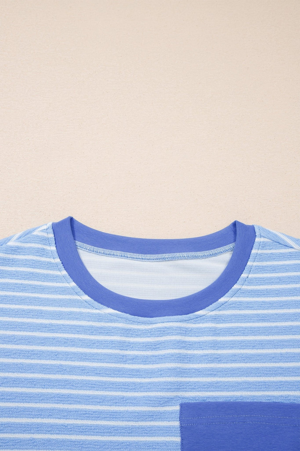 Stripe Crew Neck Tee & Drawstring Pants Set - Rooted & Reckless Co.